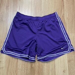 Nike Dri-fit Purple Athletic Shorts Large